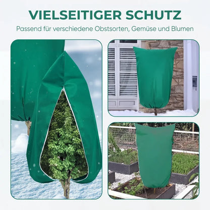 ❄️Winter Tree Protection Covers Buy One Get One Free ❄️ Winter-Pflanzenschutz – Mit Reißverschluss & Kordelzug ✨
