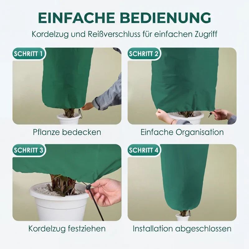 ❄️Winter Tree Protection Covers Buy One Get One Free ❄️ Winter-Pflanzenschutz – Mit Reißverschluss & Kordelzug ✨