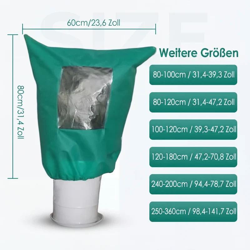 ❄️Winter Tree Protection Covers Buy One Get One Free ❄️ Winter-Pflanzenschutz – Mit Reißverschluss & Kordelzug ✨