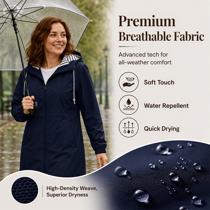 ⏳LAST DAY SALE !!💥Women's Outdoor Waterproof Hooded Jacket🌧🧥