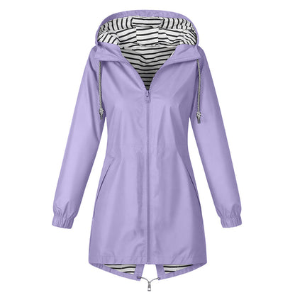 ⏳LAST DAY SALE !!💥Women's Outdoor Waterproof Hooded Jacket🌧🧥
