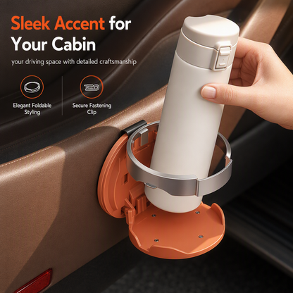 🚗 LIMITED-TIME 50% OFF! 🥤 Foldable Car Door Drink Holder ✨