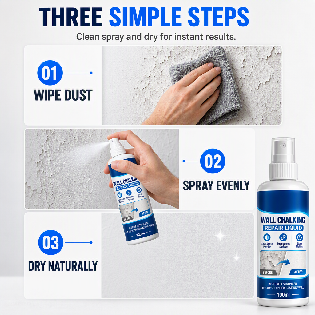 📢Buy one get one free 🔥Upgraded wall repair liquid and hardener