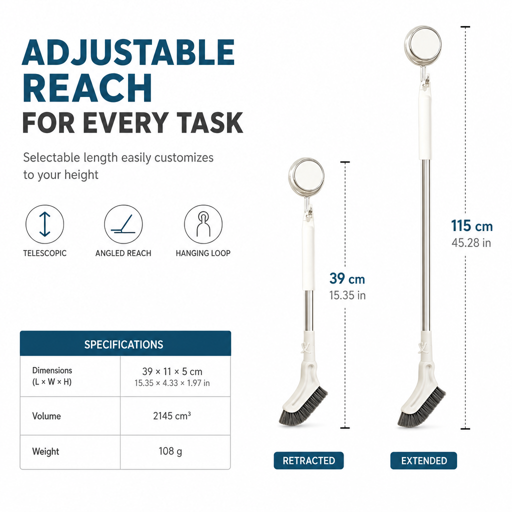 💥Buy One, Get One Free🧹Multi-functional floor brush with telescopic handle