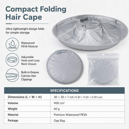 🔥 Half-price offer for the first 50 customers 👨‍👩‍👧 Multi-purpose family haircut/dyeing cape — suitable for adults, children, and hair coloring.