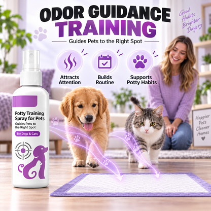🐱🐶 Pet Housebreaking Spray for Dogs & Cats | Train Pets to Pee in Correct Area ✨