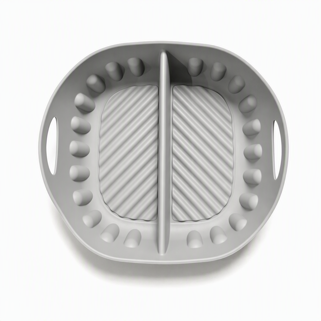 🎄Christmas Sale 🎁 Buy One Get One Free Reusable Divided Silicone Liner for Air Fryer