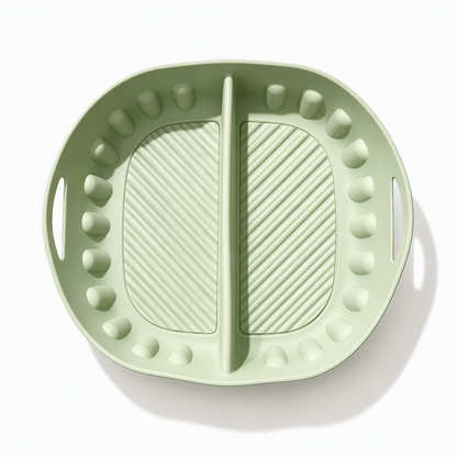 🎄Christmas Sale 🎁 Buy One Get One Free Reusable Divided Silicone Liner for Air Fryer