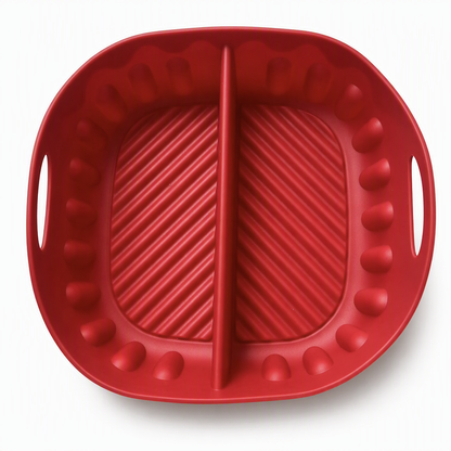 🎄Christmas Sale 🎁 Buy One Get One Free Reusable Divided Silicone Liner for Air Fryer