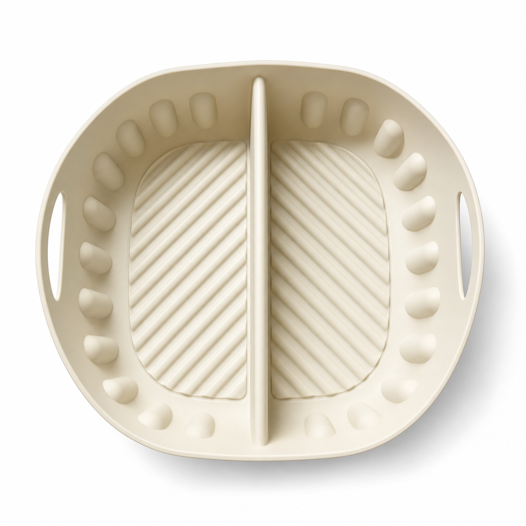 🎄Christmas Sale 🎁 Buy One Get One Free Reusable Divided Silicone Liner for Air Fryer