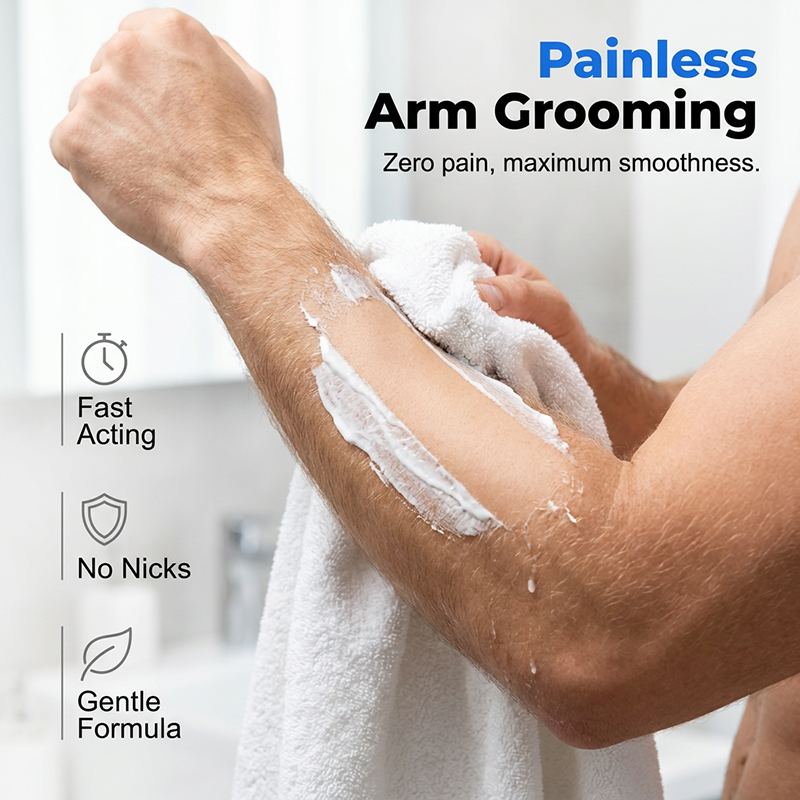 💕Buy 1 Get 1 Free🔥Men Hair Removal Cream｜Smooth Skin, No Dark Spots