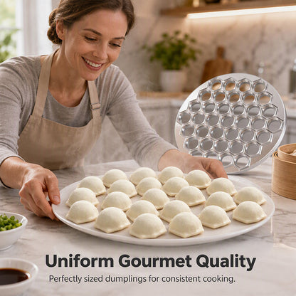 🥟37-hole Quick Dumpling Maker – Simple solution, make lots of dumplings fast👨‍👩‍👧