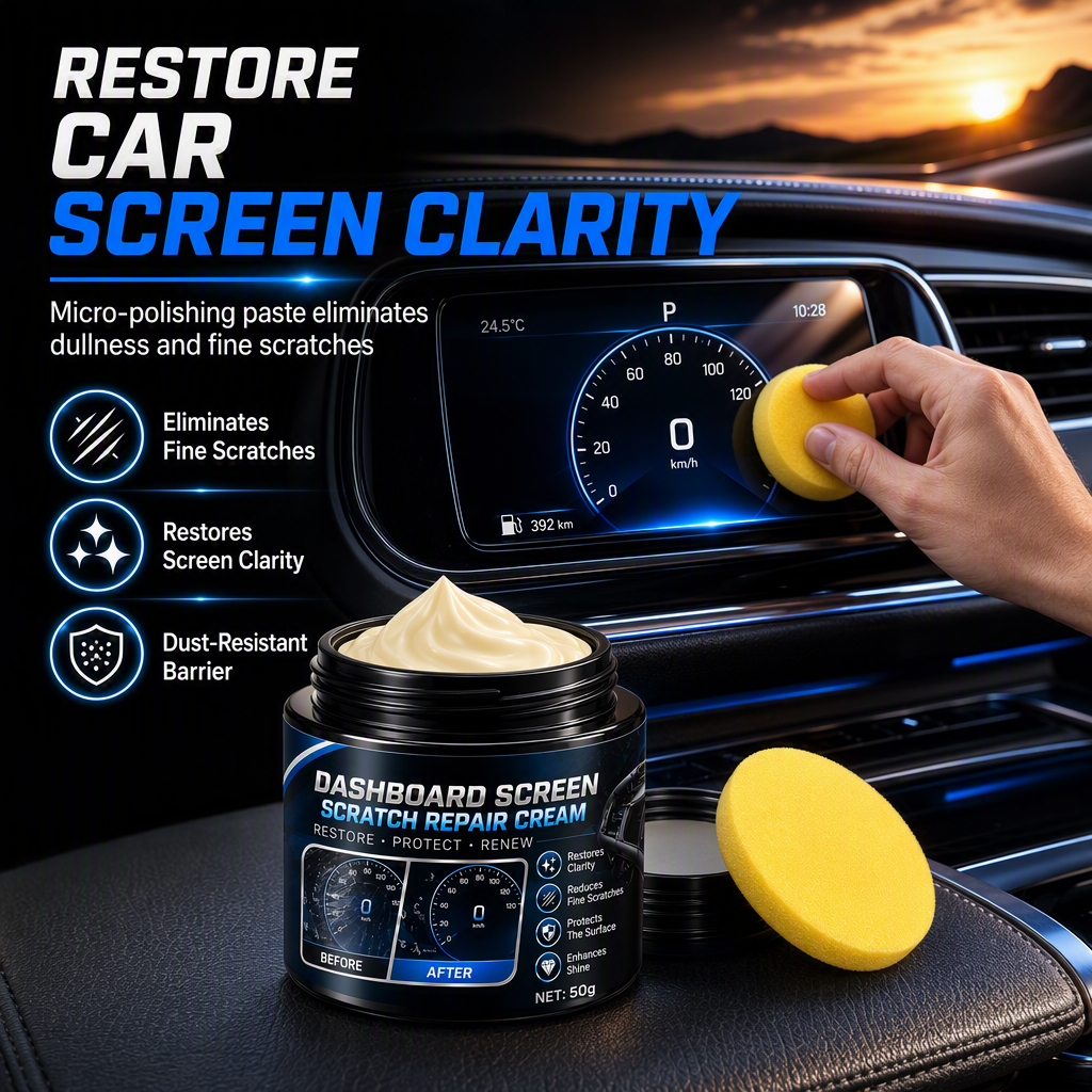 🔥Limited Time Promotion 50% OFF🔥Car Dashboard & Center Console Scratch Repair Cream