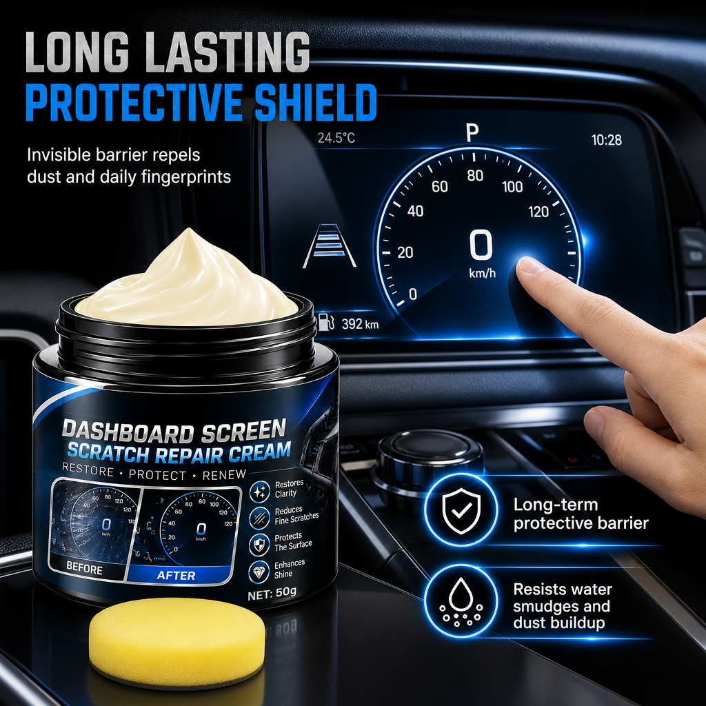 🔥Limited Time Promotion 50% OFF🔥Car Dashboard & Center Console Scratch Repair Cream