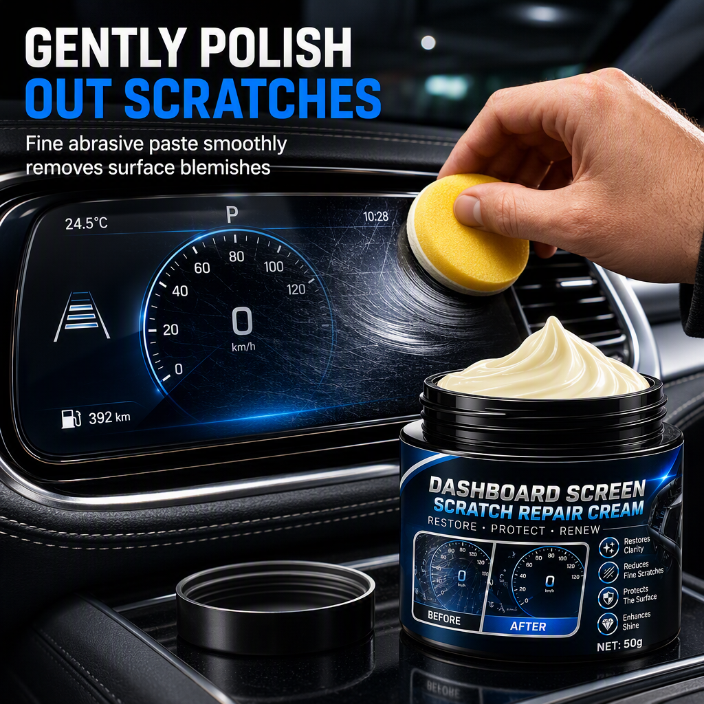 🔥Limited Time Promotion 50% OFF🔥Car Dashboard & Center Console Scratch Repair Cream