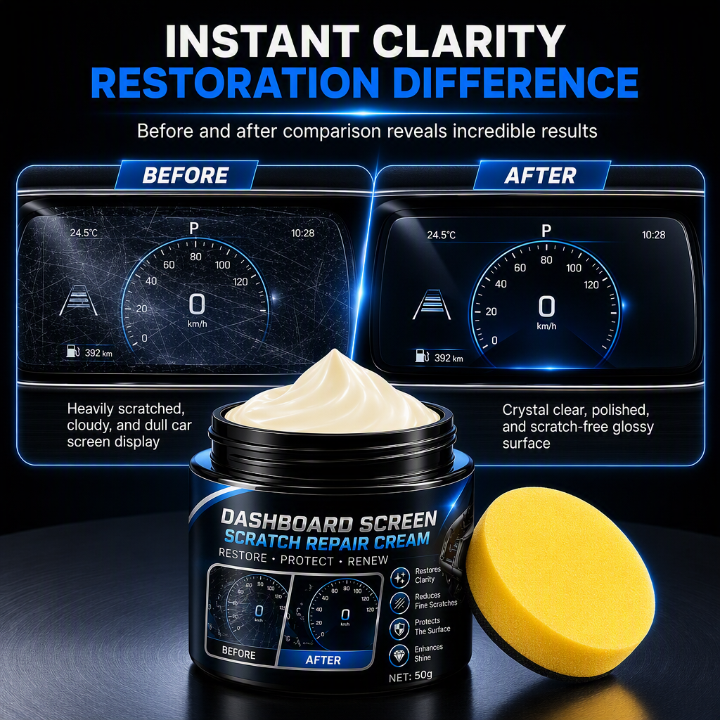 🔥Limited Time Promotion 50% OFF🔥Car Dashboard & Center Console Scratch Repair Cream