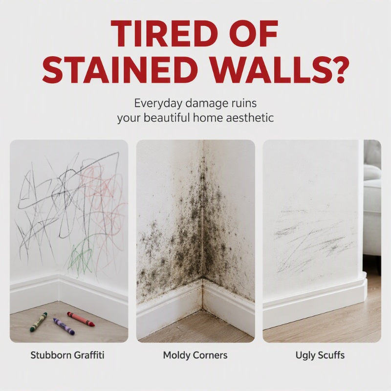 💥Buy 1 Get 1 Free🧱🖌️✨Waterproof Wall Repair Paste with Integrated Small Roller Brush