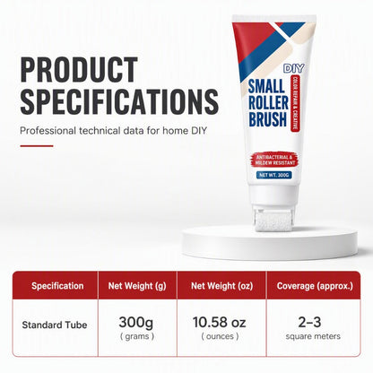 💥Buy 1 Get 1 Free🧱🖌️✨Waterproof Wall Repair Paste with Integrated Small Roller Brush