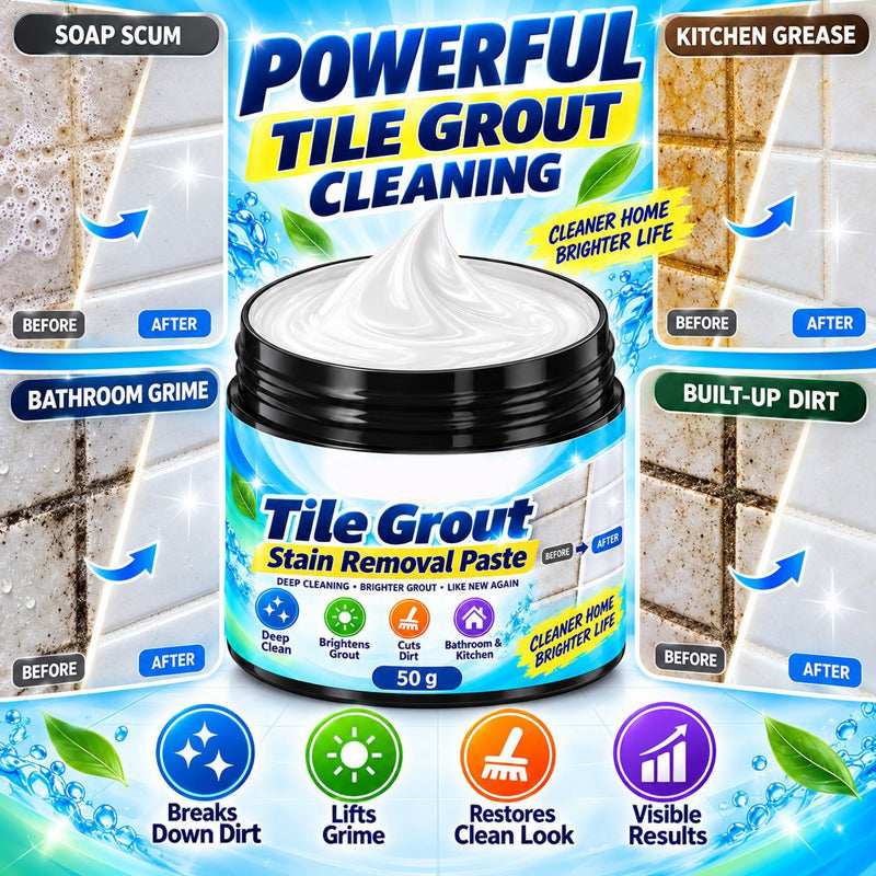 🔥 50% OFF – Tile Grout Cleaner Paste