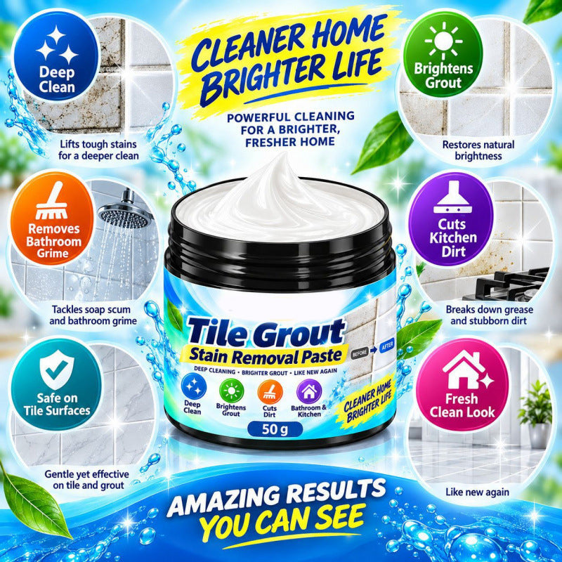 🔥 50% OFF – Tile Grout Cleaner Paste