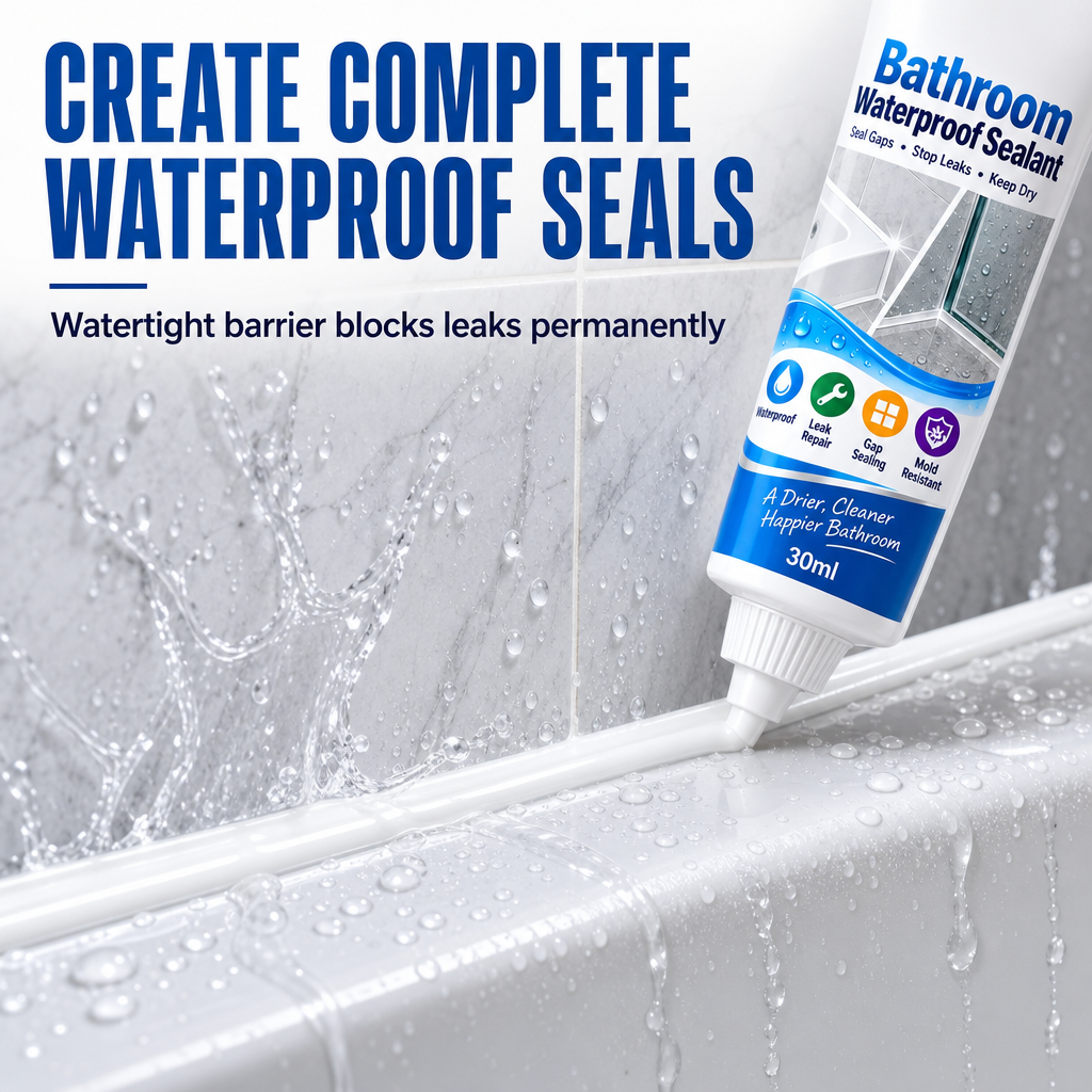 🎄Christmas Deep Cleaning Big Discount🎄 Bathroom Adhesive Remover and Waterproof Sealant Set