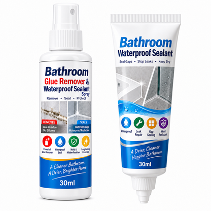 🎄Christmas Deep Cleaning Big Discount🎄 Bathroom Adhesive Remover and Waterproof Sealant Set