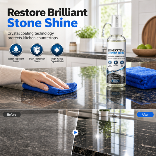 ✨ Stone Nanocrystal Plating Spray for Marble & Countertops