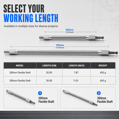 ⏳Limited-Time Offer⏰ Flexible Metal Shaft Extension for Drills and Screwdrivers