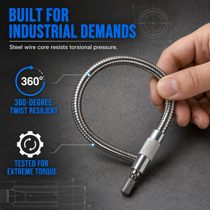 ⏳Limited-Time Offer⏰ Flexible Metal Shaft Extension for Drills and Screwdrivers
