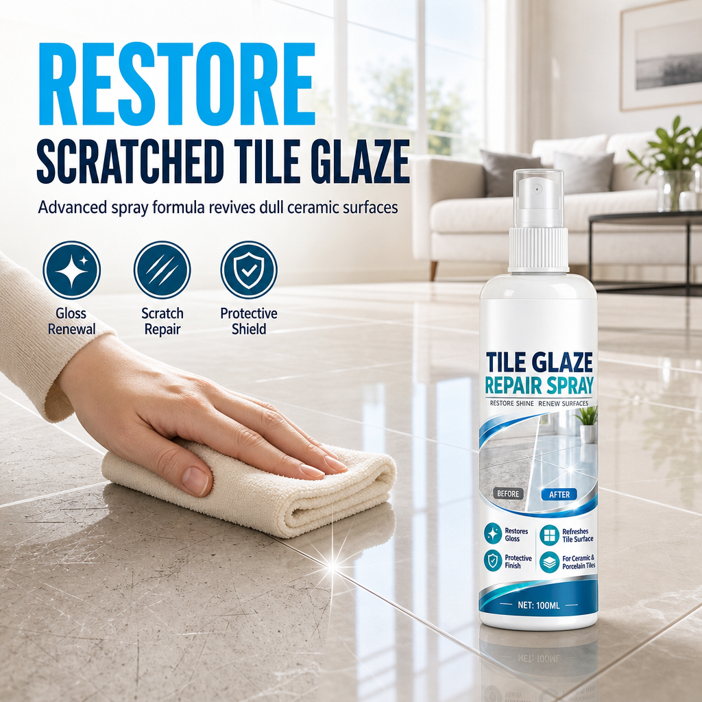 ✨Buy 1 Get 1 Free🏠 Ceramic Tile Repair Spray – Refresh Fine Scratches & Restore Gloss