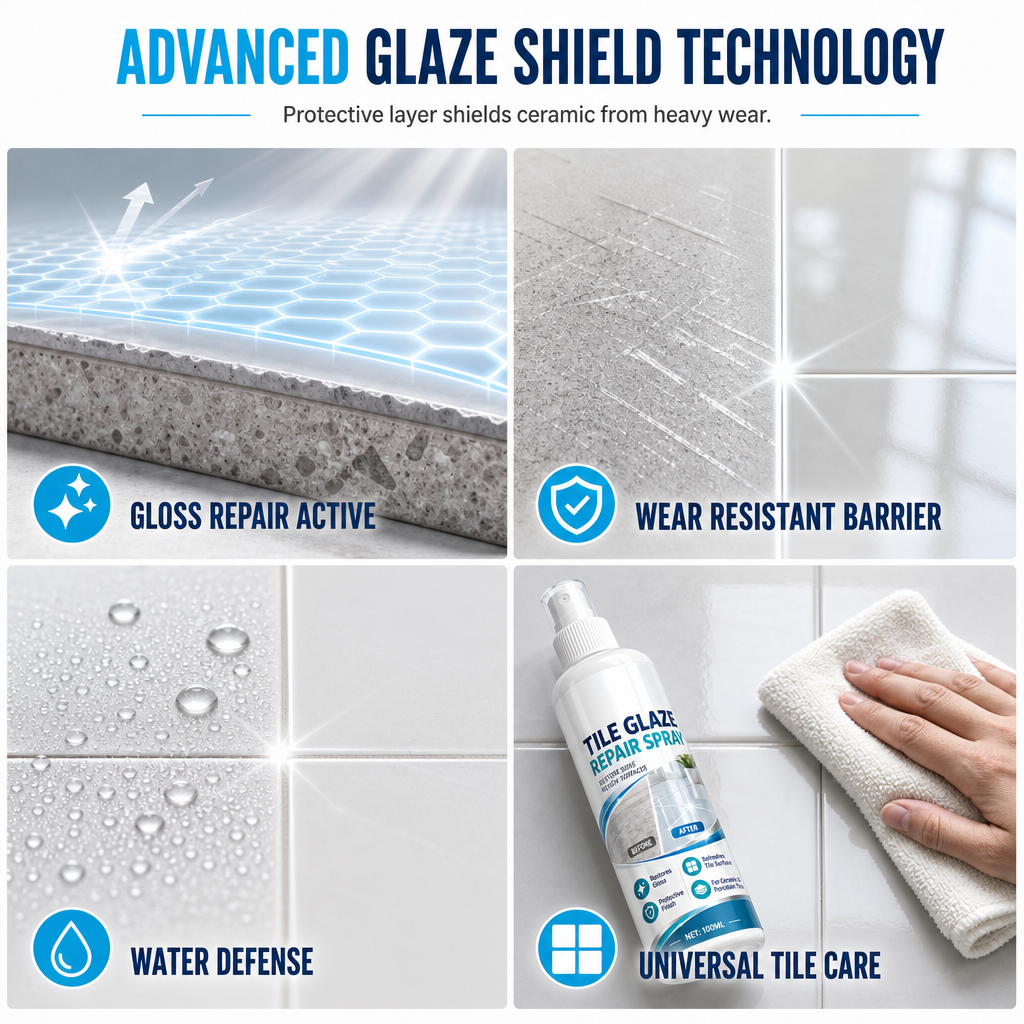 ✨Buy 1 Get 1 Free🏠 Ceramic Tile Repair Spray – Refresh Fine Scratches & Restore Gloss
