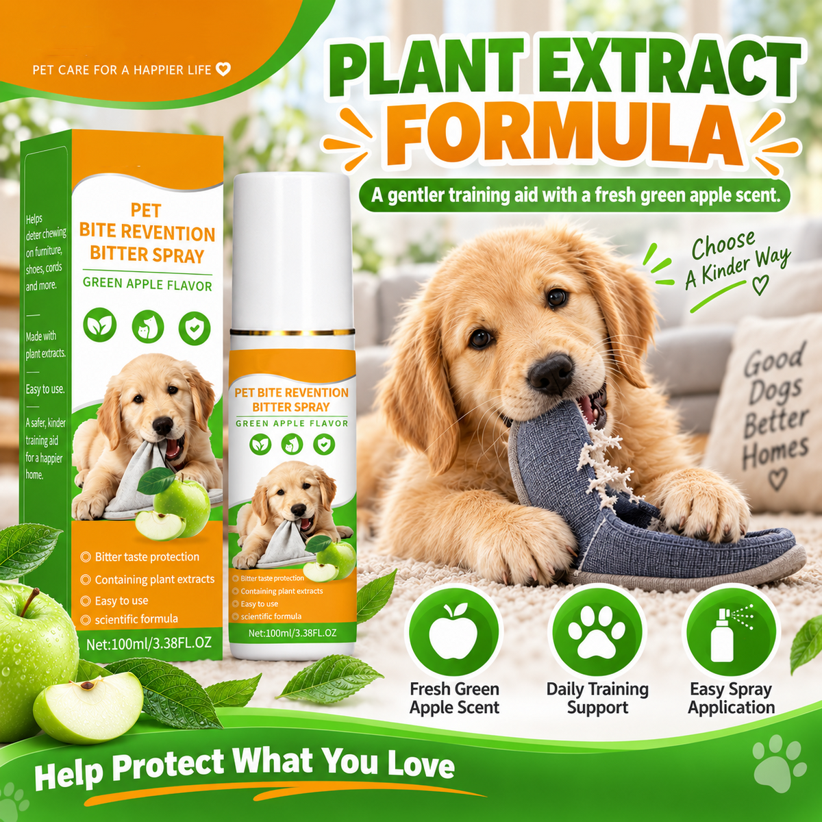 💕Buy 1 Get 1 Free🐶🐱Pet Bitter Spray for Chew Prevention