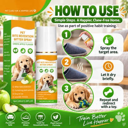 💕Buy 1 Get 1 Free🐶🐱Pet Bitter Spray for Chew Prevention