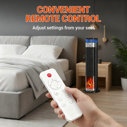 🔥 2-in-1 PTC Heater & Humidifier | 2000W