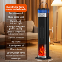 Upgraded Remote-Controlled Flame Humidifier