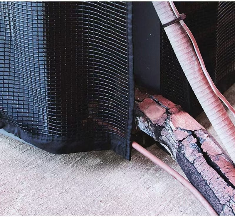 🌬️ Outdoor Air Conditioner Protective Mesh Cover, Dustproof & Anti-Leaf AC Unit Mesh Screen, Breathable Outdoor AC Condenser Cover for Garden Debris, Leaves, Bird Blocking