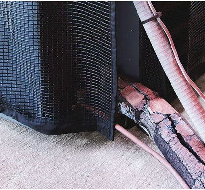 🌬️ Outdoor Air Conditioner Protective Mesh Cover, Dustproof & Anti-Leaf AC Unit Mesh Screen, Breathable Outdoor AC Condenser Cover for Garden Debris, Leaves, Bird Blocking