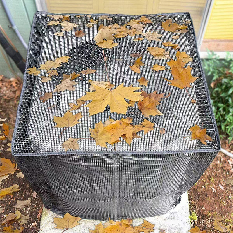 🌬️ Outdoor Air Conditioner Protective Mesh Cover, Dustproof & Anti-Leaf AC Unit Mesh Screen, Breathable Outdoor AC Condenser Cover for Garden Debris, Leaves, Bird Blocking