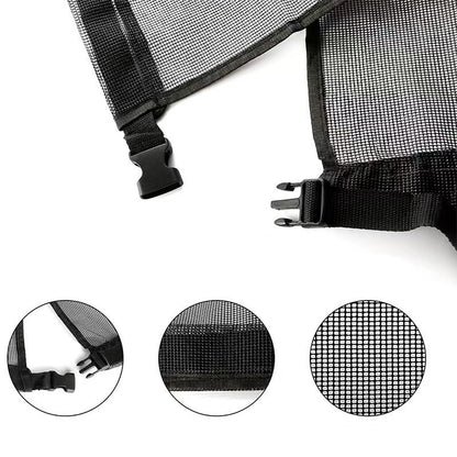 🌬️ Outdoor Air Conditioner Protective Mesh Cover, Dustproof & Anti-Leaf AC Unit Mesh Screen, Breathable Outdoor AC Condenser Cover for Garden Debris, Leaves, Bird Blocking