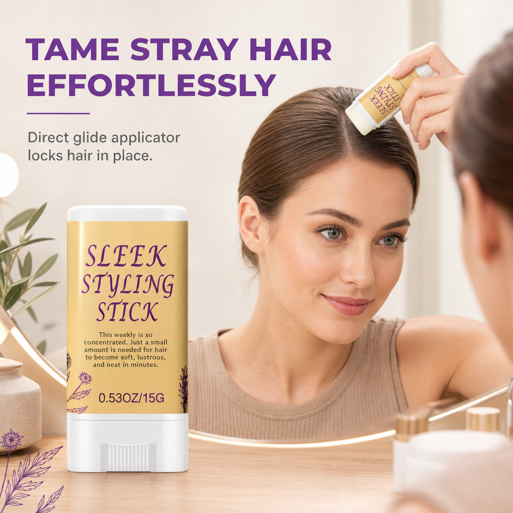 🏆Buy 1, Get 2 Free 🎉 Flyaway tamer/styling wax stick for smoothing frizz and setting hair in place