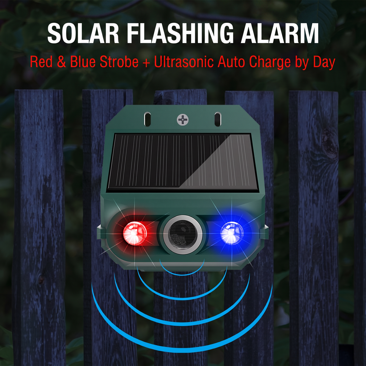 🥳Over 100,000 units sold! 🌳🔊 50% off! Solar-powered animal repellent.