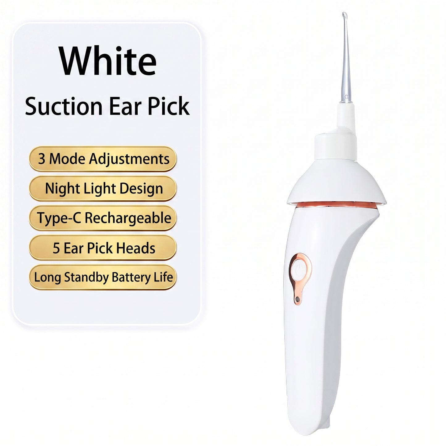 🔥Limited-time 50% off - Electric LED Suction Ear Cleaner