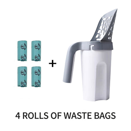 🐾Limited-time 50% off - 2-in-1 cat litter scoop