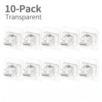 🔥Nail-Free Adjustable Curtain Rod Hooks