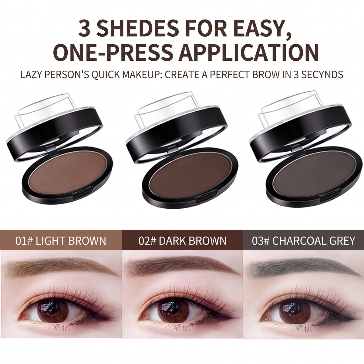 🔥Limited-time 50% off - Stamp Eyebrow Powder