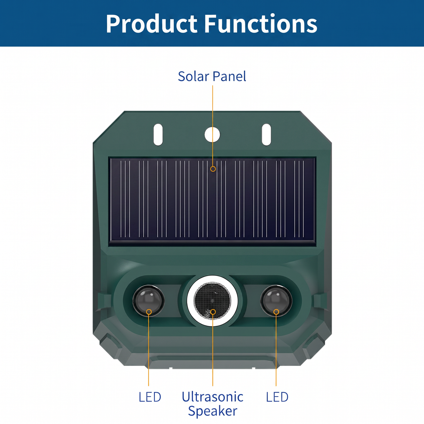 🥳Over 100,000 units sold! 🌳🔊 50% off! Solar-powered animal repellent.