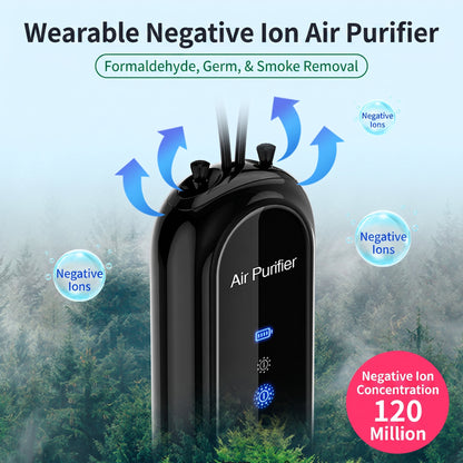 🔥Limited-time 50% off-Mini neck-hanging negative ion air purifier