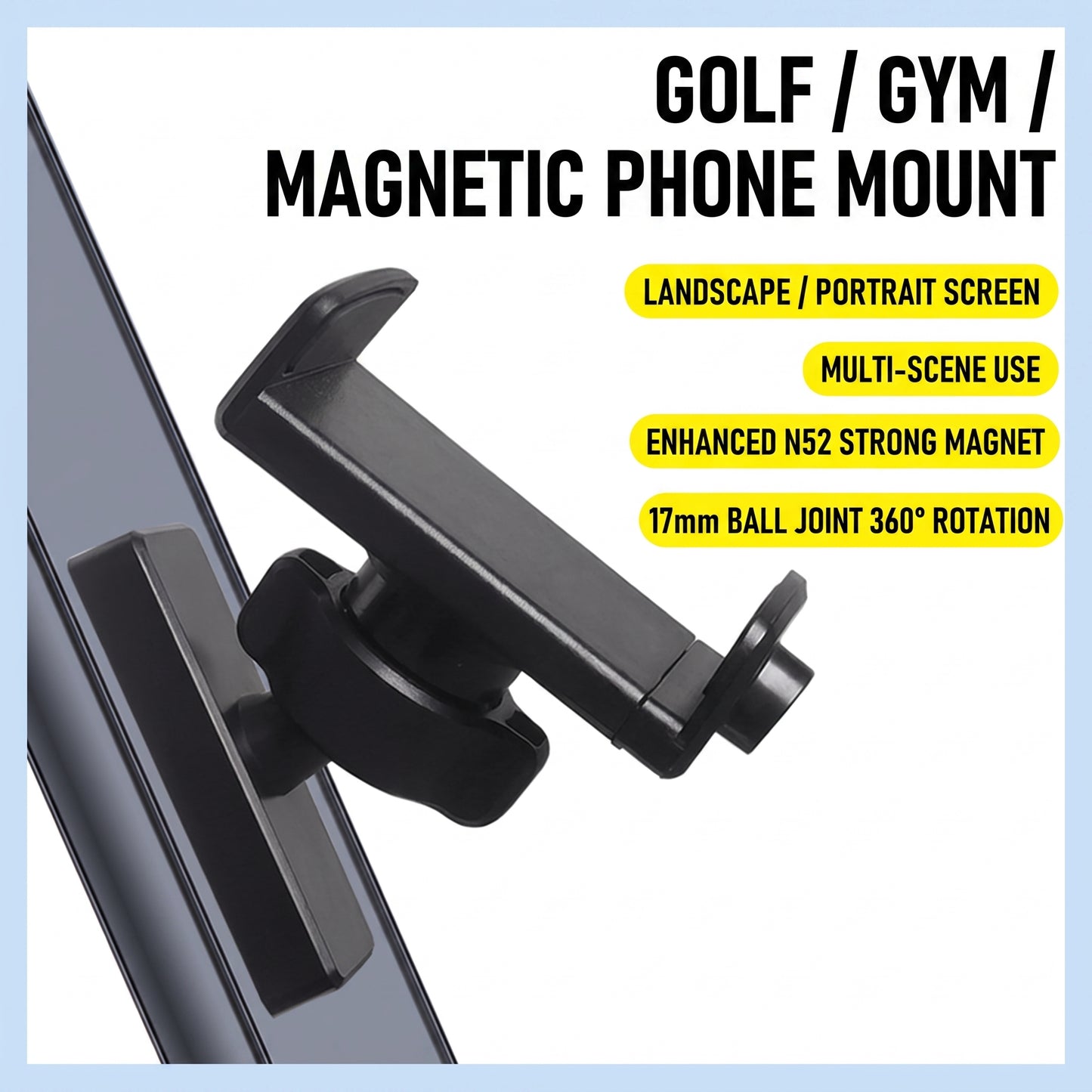 🔥Limited-time 50% off-Magnetic Gym Phone Mount