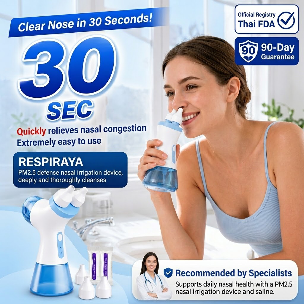 ✨ Electric Positive & Negative Pressure Nasal Irrigator, Professional Nasal Rinsing Device for Nasal Cavity Care