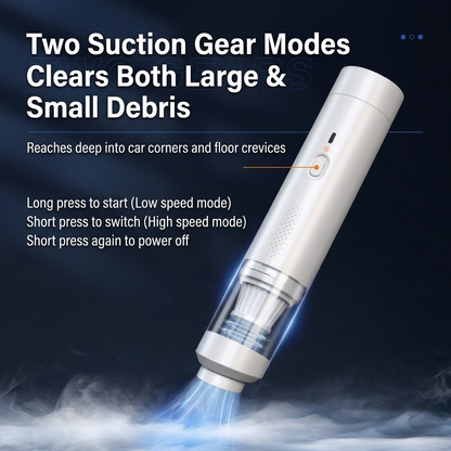 🧹 Brushless Handheld Wireless Car Vacuum Cleaner, Suction & Blowing Dual Purpose, Pet Hair Collector, Portable Dust Remover for Car Interior & Home Cleaning